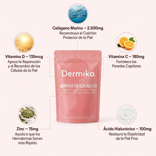 Gomitas. de Colageno Premium Dermika™